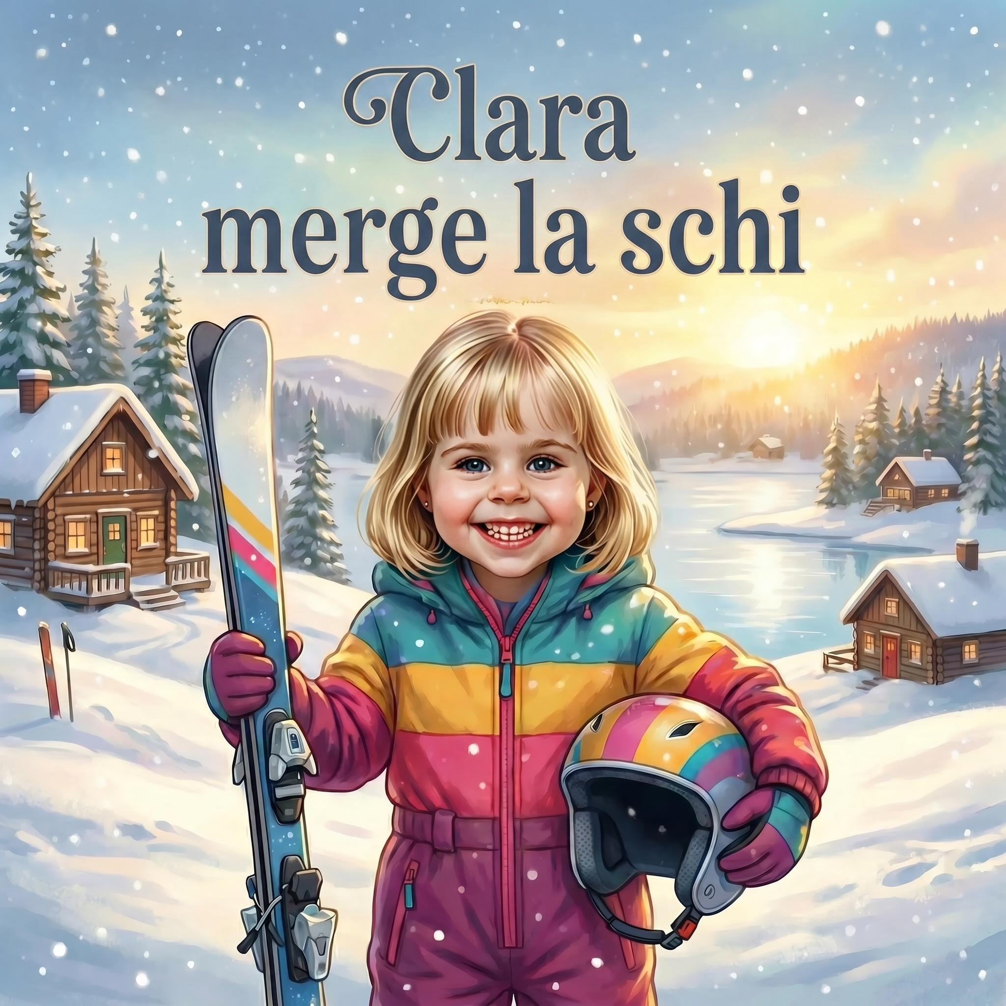 Clara merge la schi