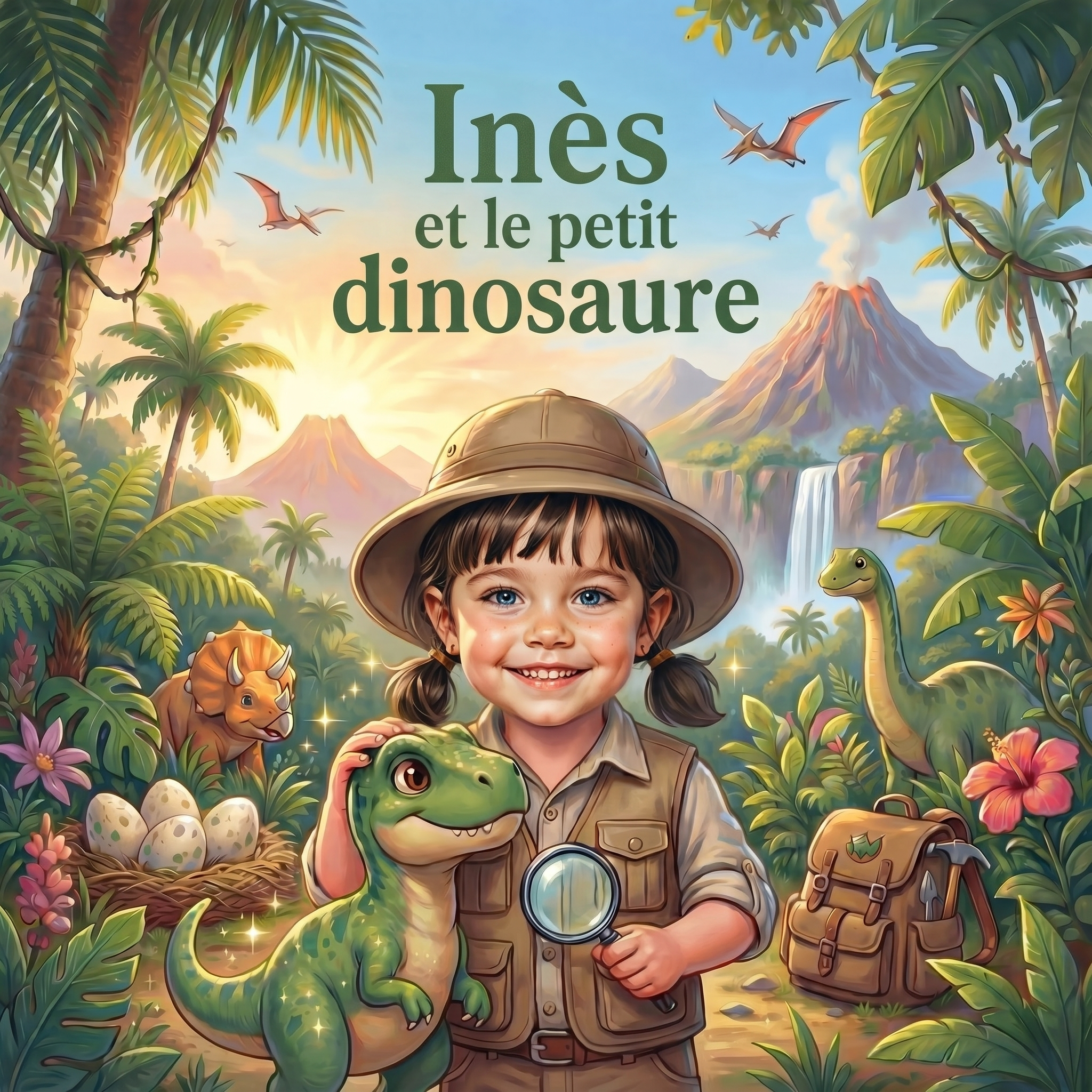 Inès et le petit dinosaure