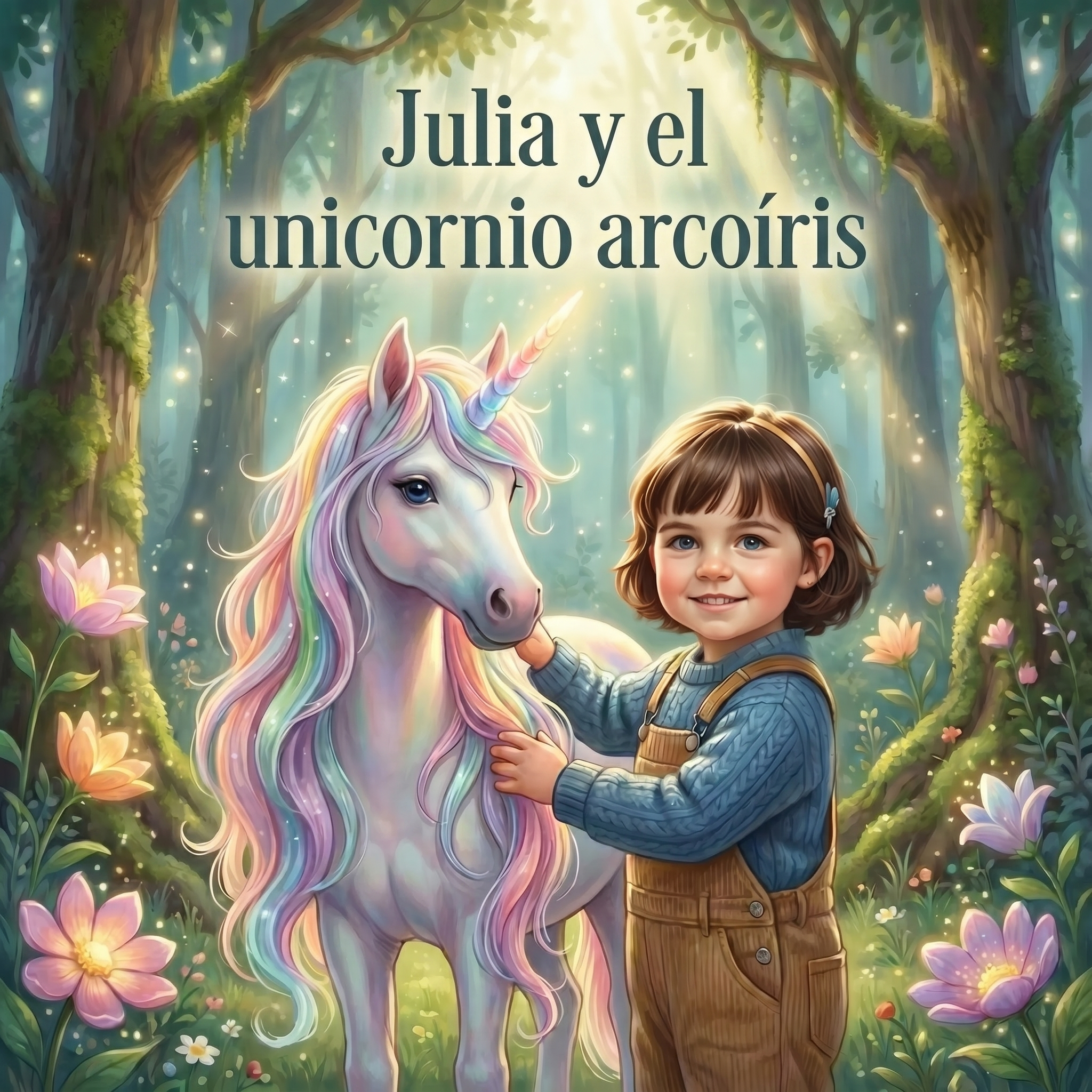 Julia y el unicornio arcoíris
