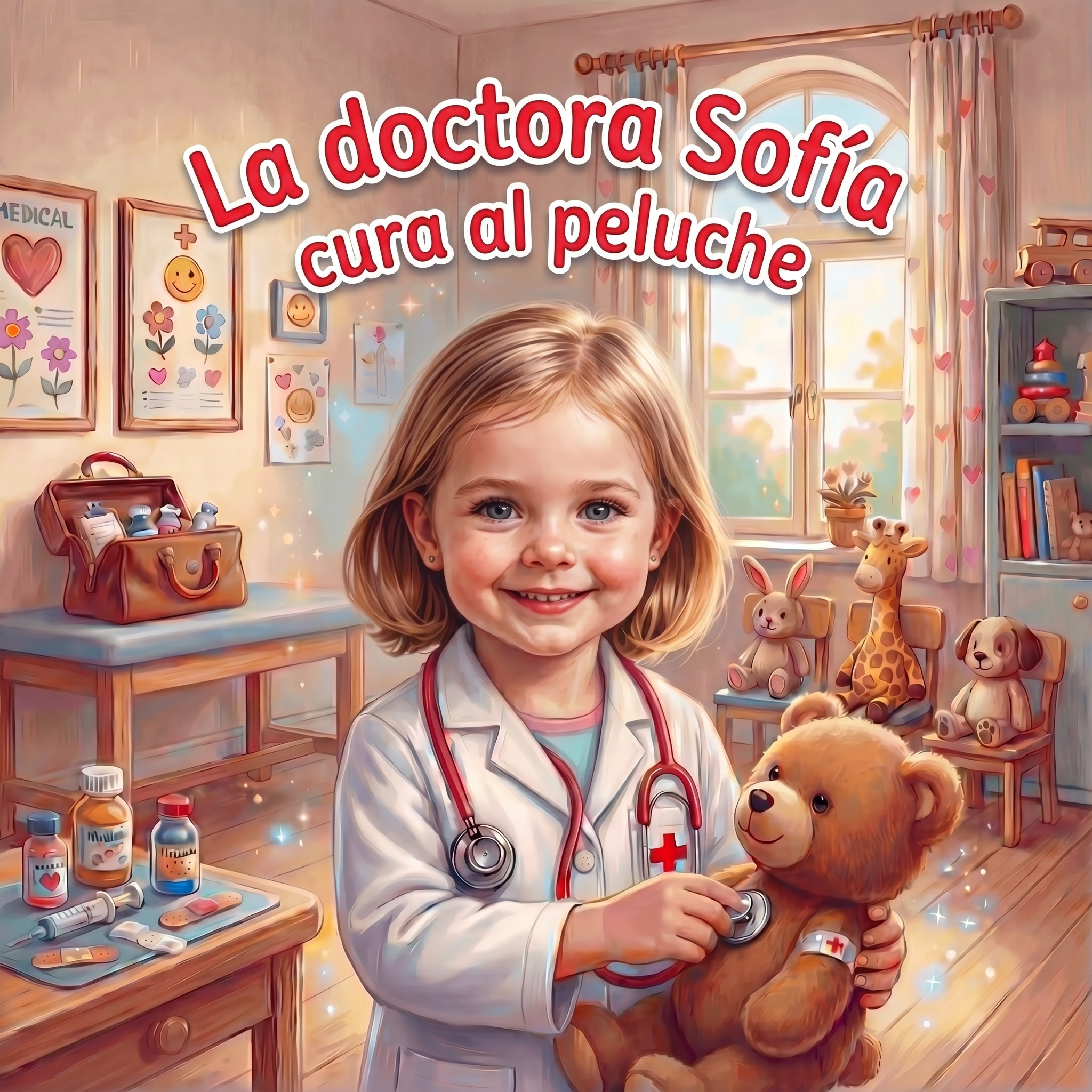 La doctora Sofía cura al peluche