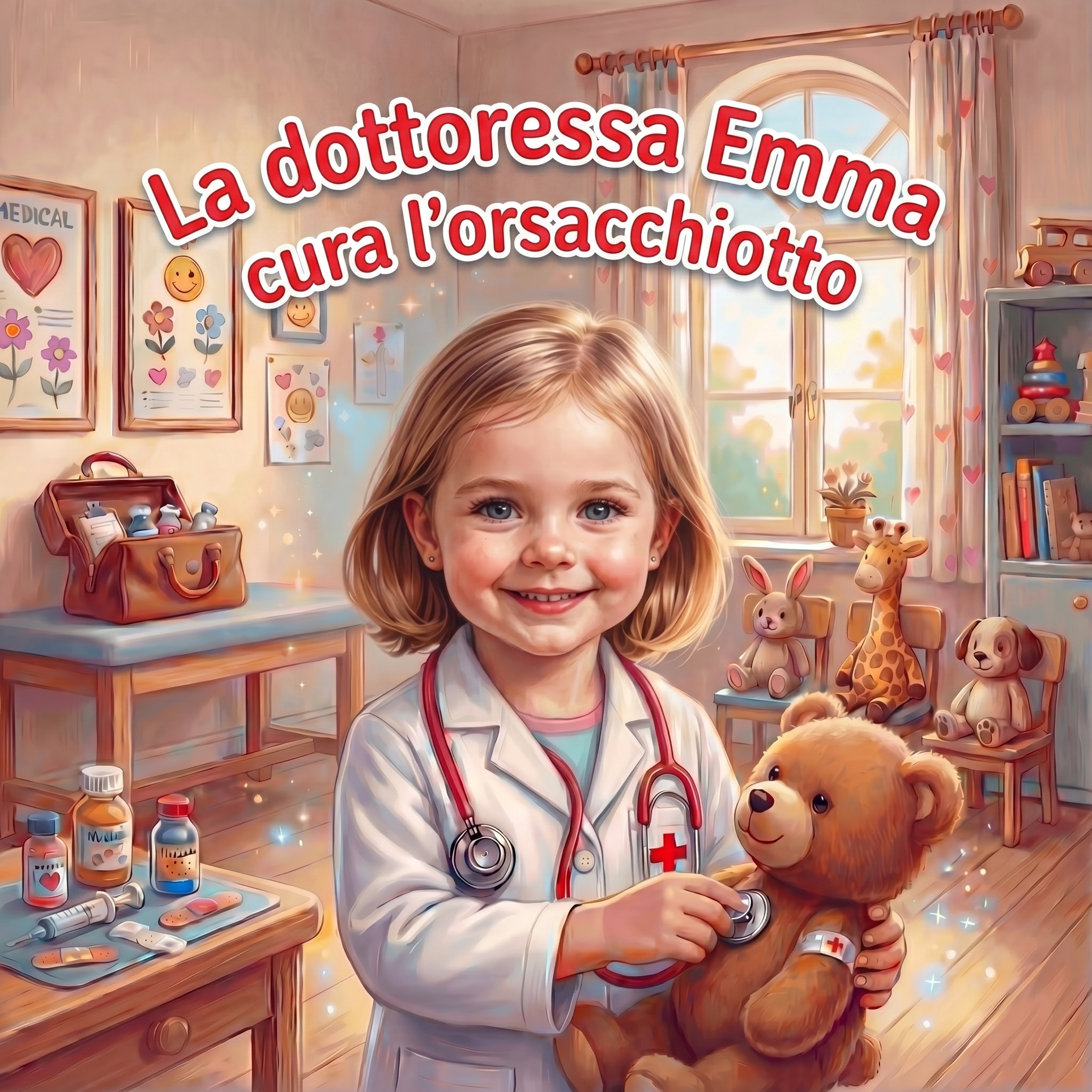 La dottoressa Emma cura l’orsacchiotto