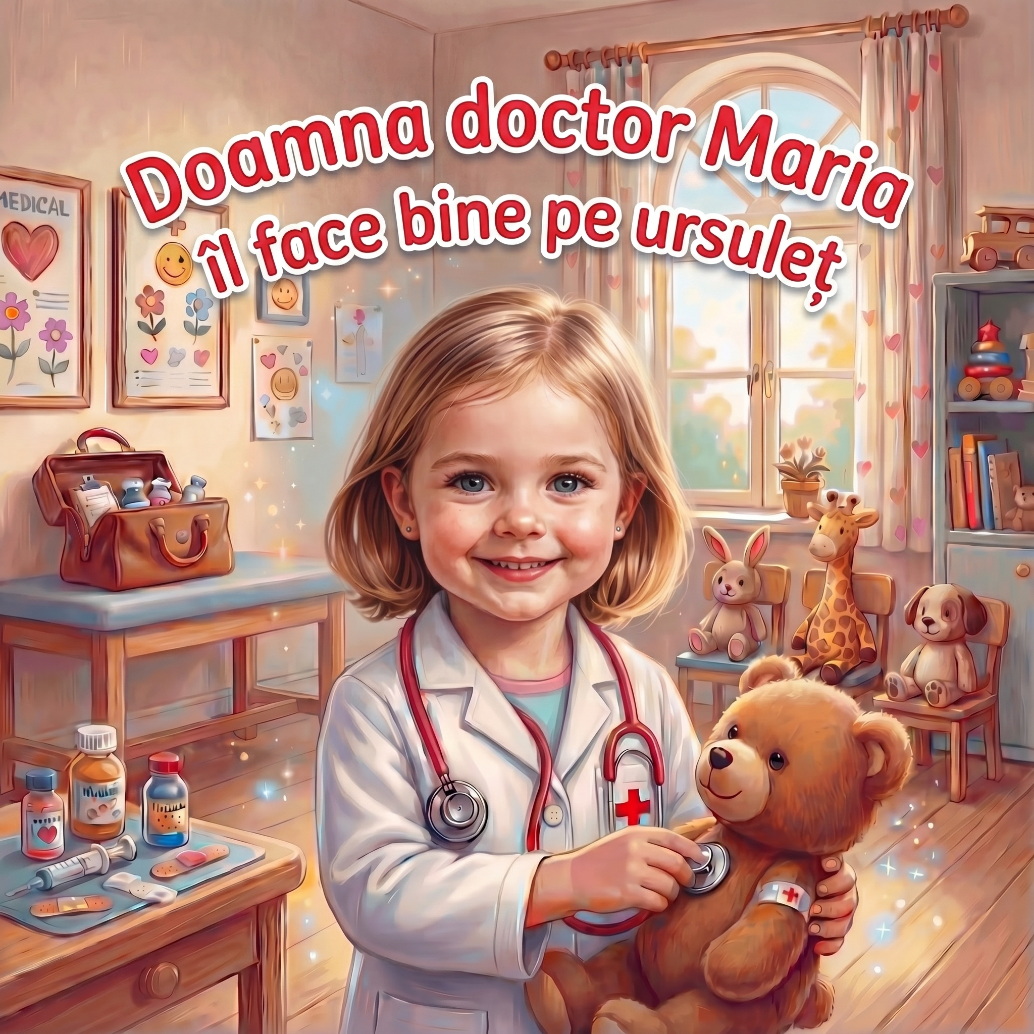 Doamna doctor Maria îl face bine pe ursuleț
