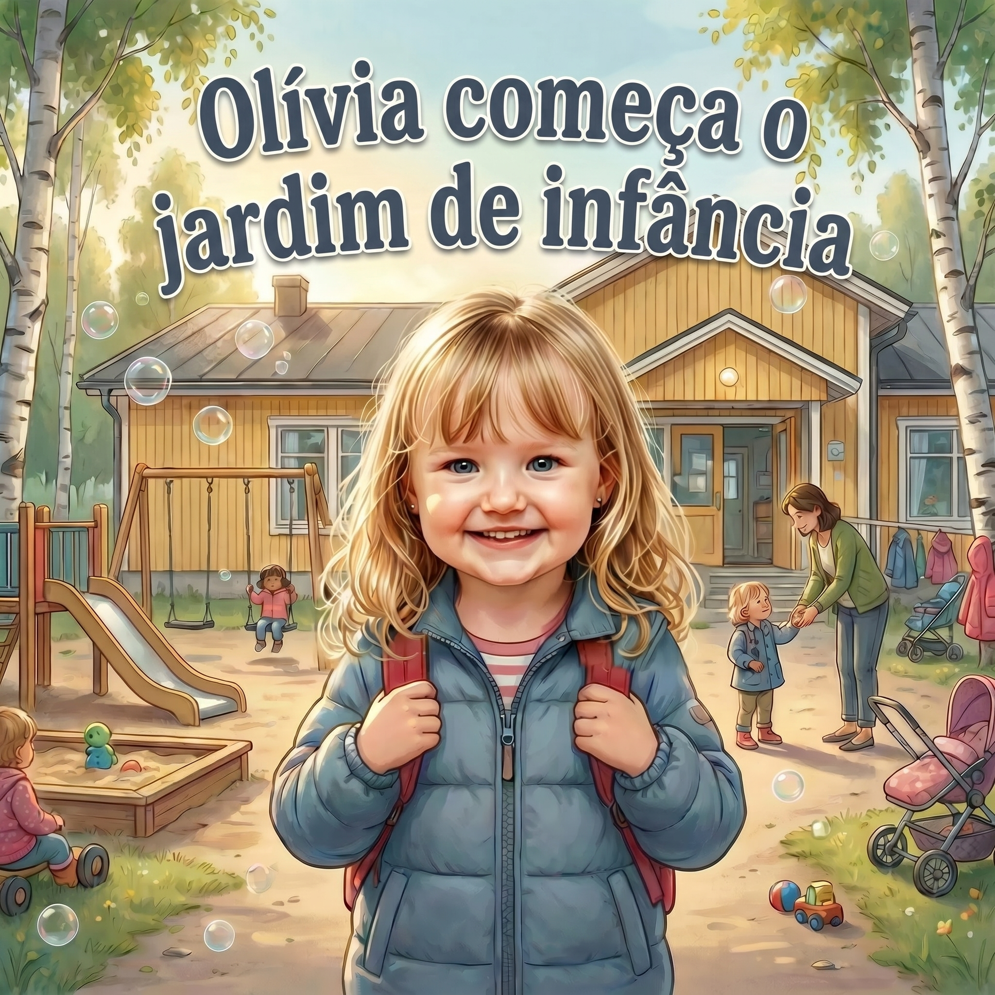 Olívia começa o jardim de infância